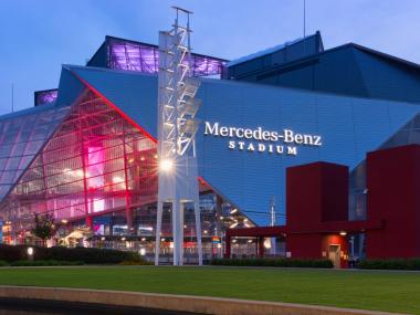 Mercedes-Benz Stadium in Atlanta
