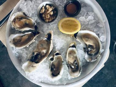 Oysters at The Grey in Savannah. Photo by @findingmeggan