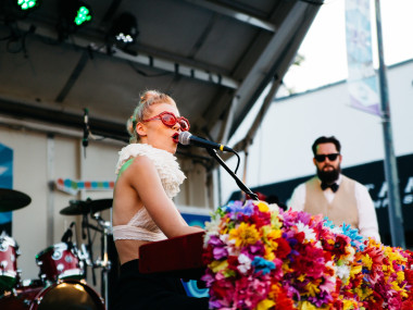 Pip the Pansy at AthFest in Athens, Georgia