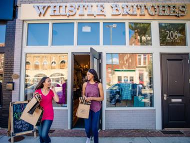 Shopping at Whistle Britches in Rome, Georgia