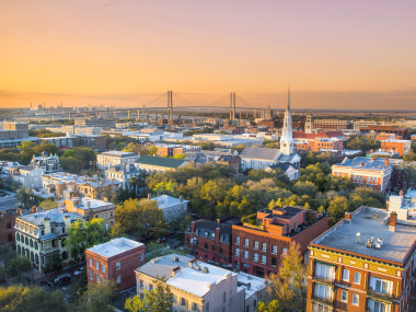 Savannah at sunset