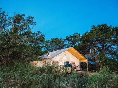 Little Raccoon Key glamping. Photo by @littleraccoonkey