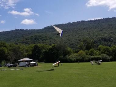 Landing Hang Gliding Resort in Wildwood, Georgia