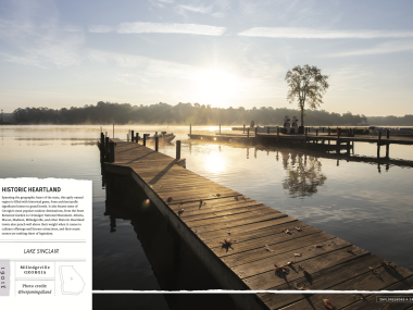 Digital Puzzle - Lake Sinclair in Milledgeville - Historic Heartland