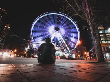 SkyView at Centennial Olympic Park in Atlanta. Photo by @connerjohn