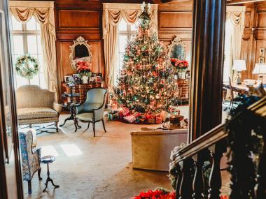 Christmas tree at Hills and Dales in LaGrange, Georgia