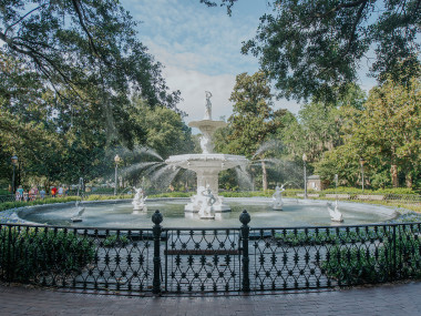 Forsyth Park Fountain in Savannah, Georgia