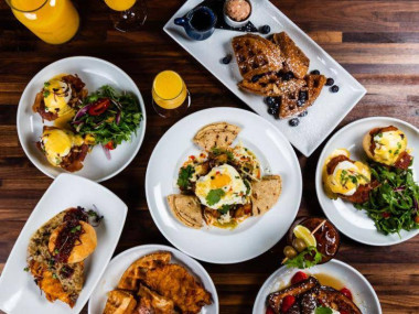 Selection of food at Secreto Southern Kitchen & Bar in Brookhaven, Georgia