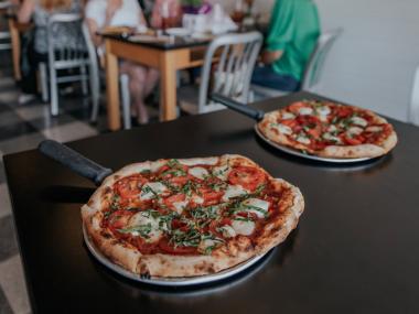 Pizza at Fortify Pi in Clayton, Georgia. Photo by @gcalebjones