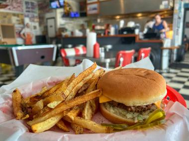 Bully Burger at the Dawsonville Pool Room in Dawsonville, Georgia