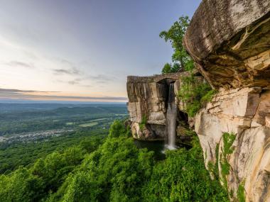 Lover's Leap at Rock City Gardens in Lookout Mountain, Georgia