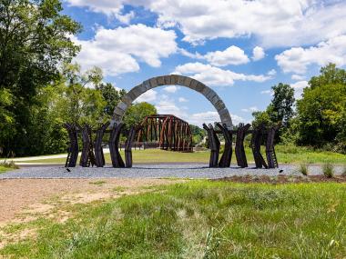 Rogers Bridge in Johns Creek, Georgia