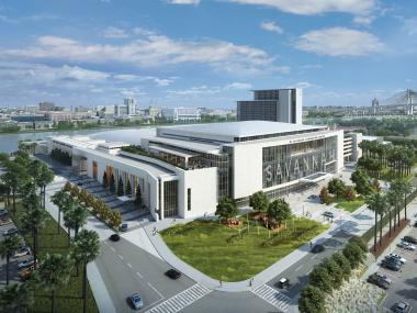 Rendering of expansion at Savannah Convention Center