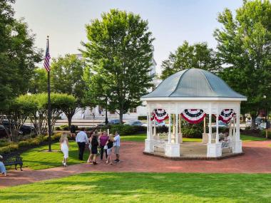 Gazebo in downtown Canton, Georgia