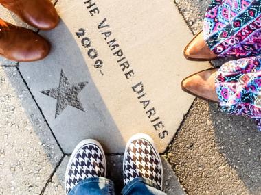 Covington Walk of Stars in Covington, Georgia. Photo courtesy Mystic Falls Tours