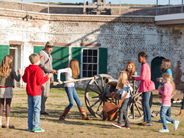 Old Fort Jackson in Savannah, Georgia