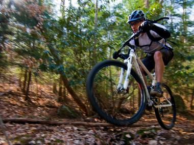 Biking the Aska Trails in Blue Ridge, Georgia