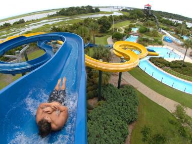 Summer Waves Water Park on Jekyll Island, Georgia