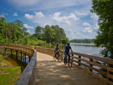 Bicycling in Stockbridge, Georgia