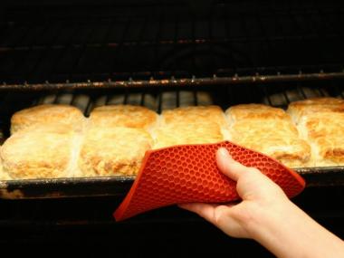 Made from scratch biscuits at The Sawmill Place in Blairsville, Georgia