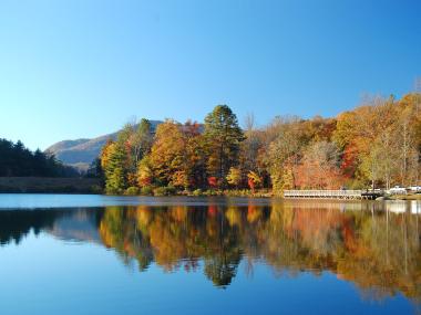 Black Rock Mountain in the fall