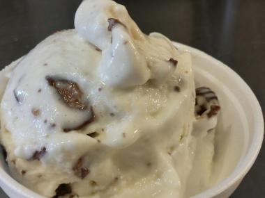 Homemade ice cream at Bob's Brick Oven in Rock Spring, Georgia