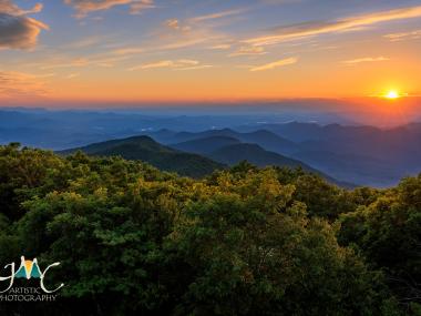 Brasstown Bald Sunset