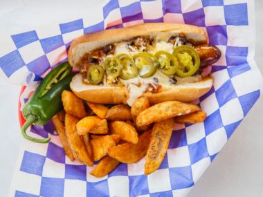 Delia's Chicken Sausage Stand in Atlanta, Georgia