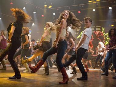 Julianne Hough as Ariel and Kenny Wormald as Ren dance at the Electric Cowboy in "Footloose