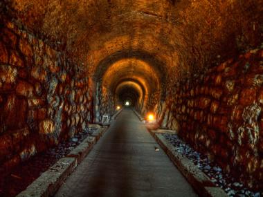 Historic Western & Atlantic Railroad Tunnel in Tunnel Hill, Georgia