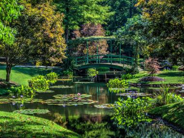 Monet Bridge at Gibbs Gardens
