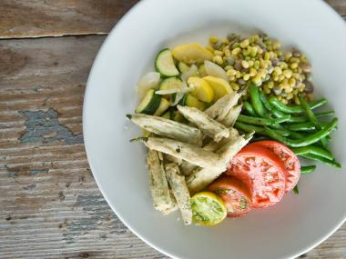 Southern vegetables at Miller Union in Atlanta