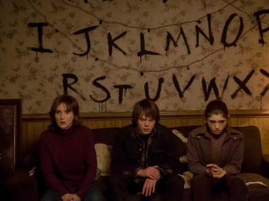 Winona Ryder, Charlie Heaton and Natalia Dyer in "Stranger Things