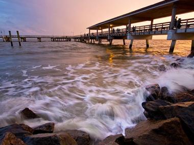 Pier on St. Simons Island, Georgia