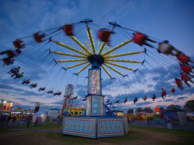 Ride at the Georgia National Fair in Perry, Georgia