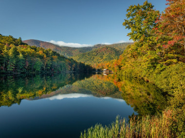 View of Blood Mountain from Vogel State Park