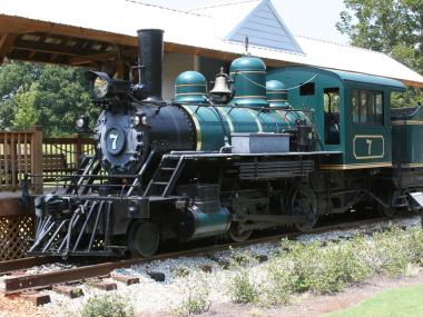 1934 steam engine at Heritage Park in McDonough, Georgia