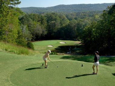 Golfing at Barnsley Resort in Adairsville, Georgia