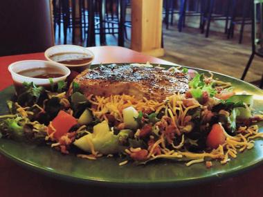 Salad at The Twisted Oar in Buford, Georgia