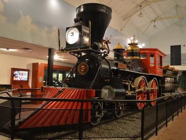The General locomotive at the Southern Museum in Kennesaw, Georgia