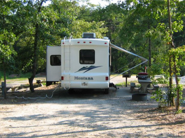 RV camping at Tallulah Gorge