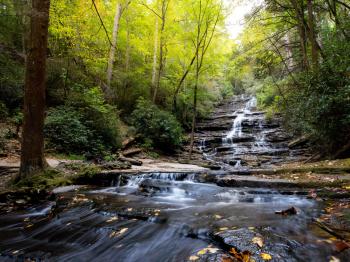 Minnehaha Falls in Rabun County, Georgia. Photo by Ben Galland