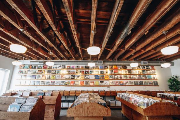 Interior of Comeback Vinyl in Alpharetta, Georgia