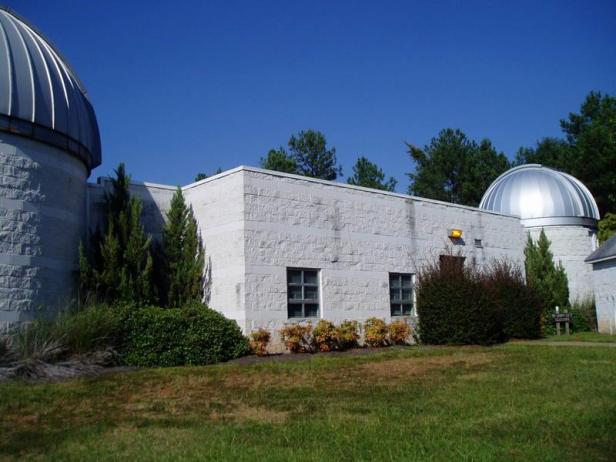 Outside view of an observatory building