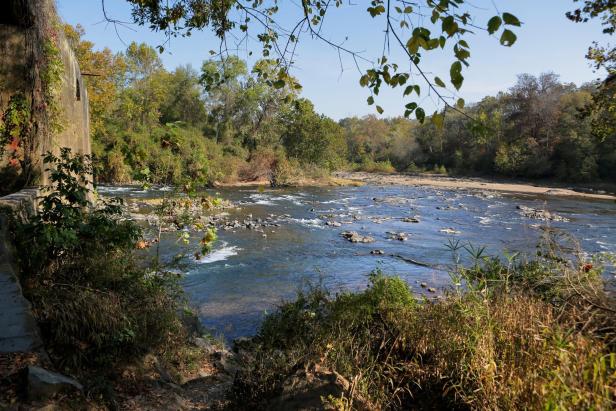Oconee River in Milledgeville, Georgia