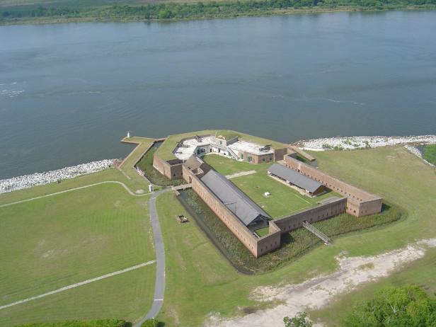 Old Fort Jackson in Savannah, Georgia