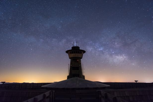 Milky Way at Brasstown Bald in Hiawassee, Georgia. Photo by Prashant Naik