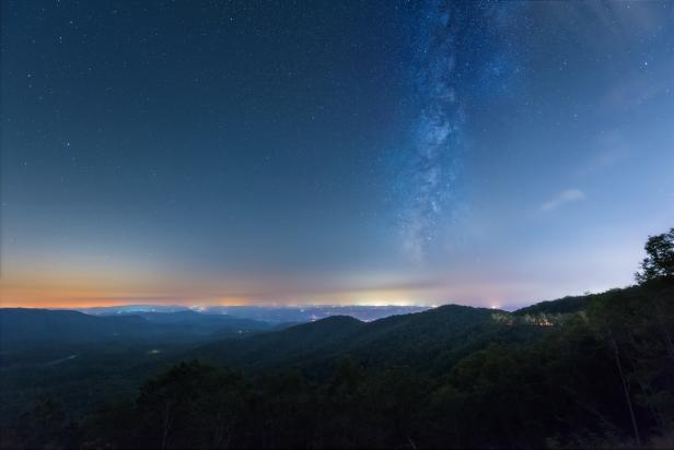 Milky Way at Fort Mountain State Park in Chatsworth, Georgia. Photo by Prashant Naik