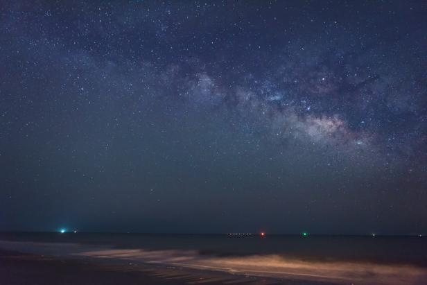 Milky Way on St. Simons Island, Georgia. Photo by Prashant Naik