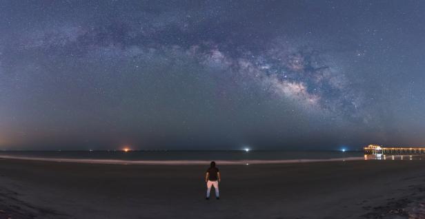 Milky Way on Tybee Island, Georgia. Photo by Prashant Naik